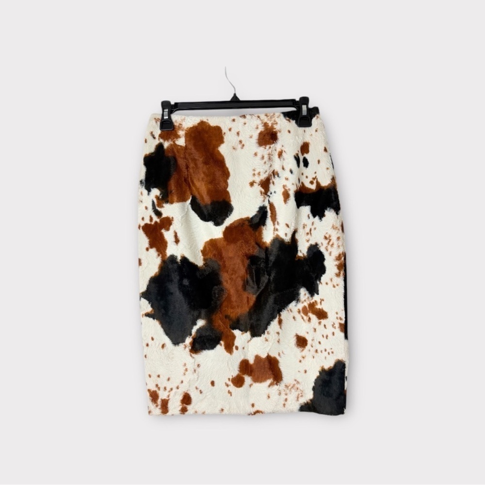 Lea Rome Cowhide Hair Western French Pencil Skirt Small (38) Cowgirl Revival - Picture 2 of 14